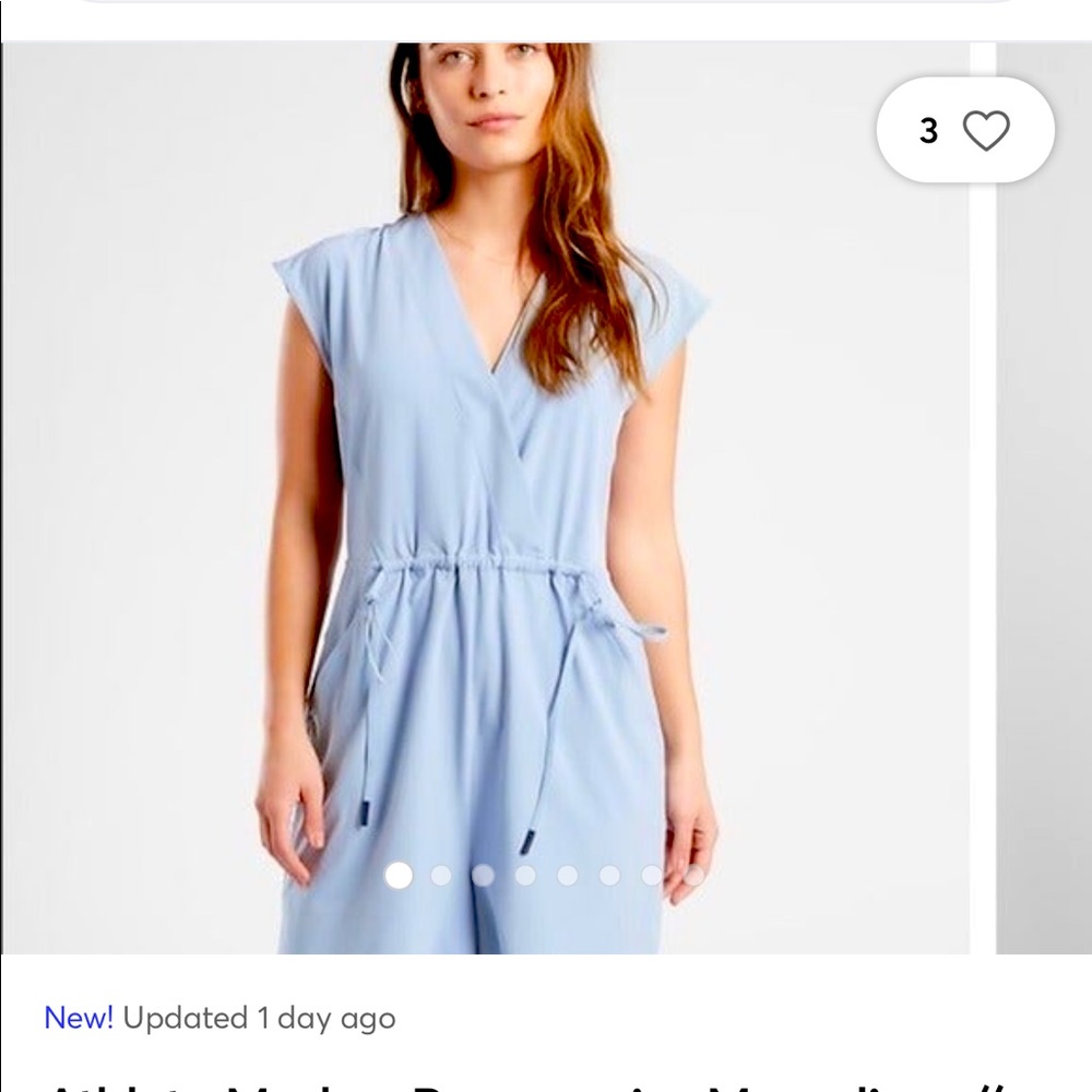 Athleta Marlow Romper bles NWT